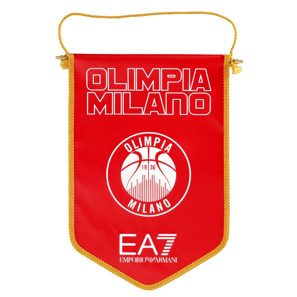 olimpia_milano_gagliardetto_made in Italy
