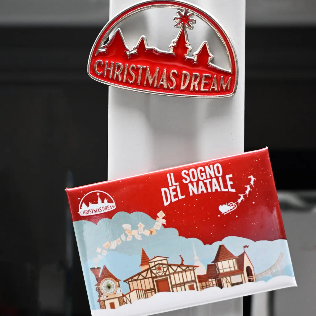 magnete sagomato e stampato natale personalizzato